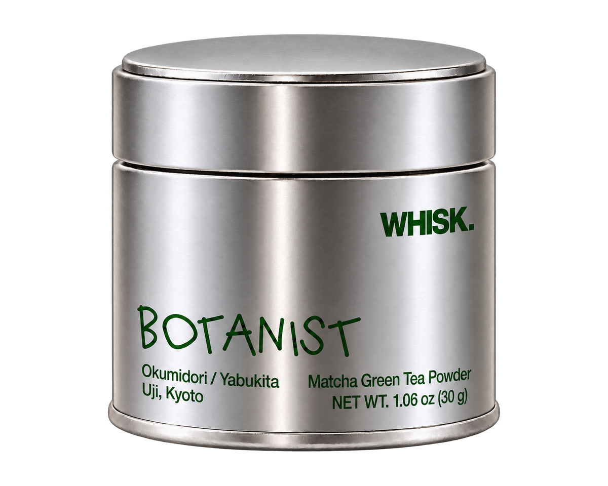Botanist Blend matcha tin
